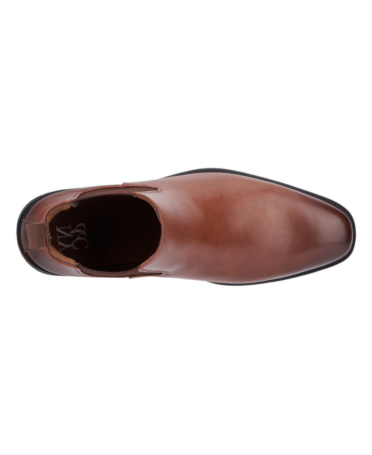 New York & Company Men's Harrison Chelsea Boots - Cognac Size 10 - Bellso