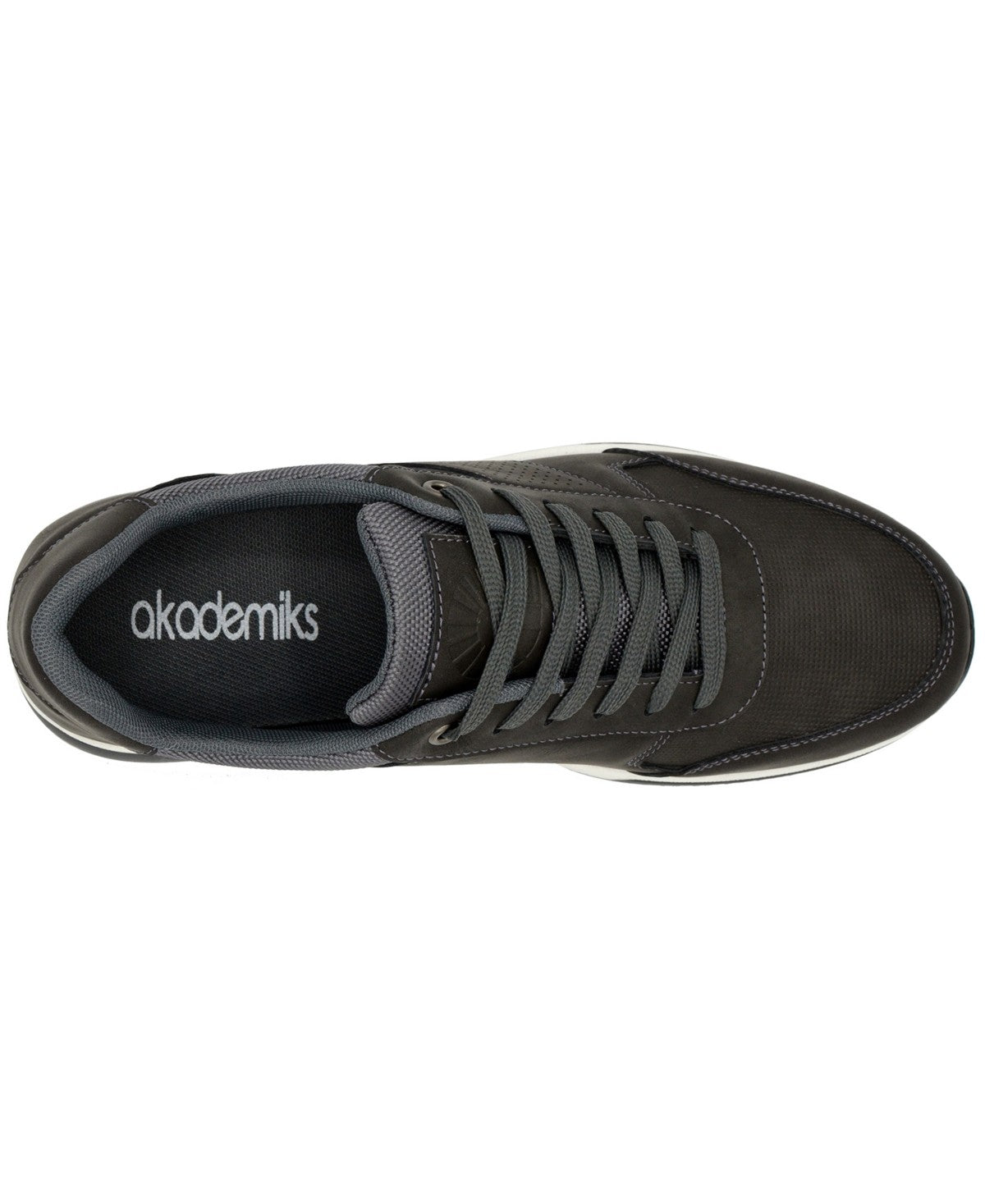 Akademiks Men's Point 2.0 Court Sneakers - Grey 11M - Bellso