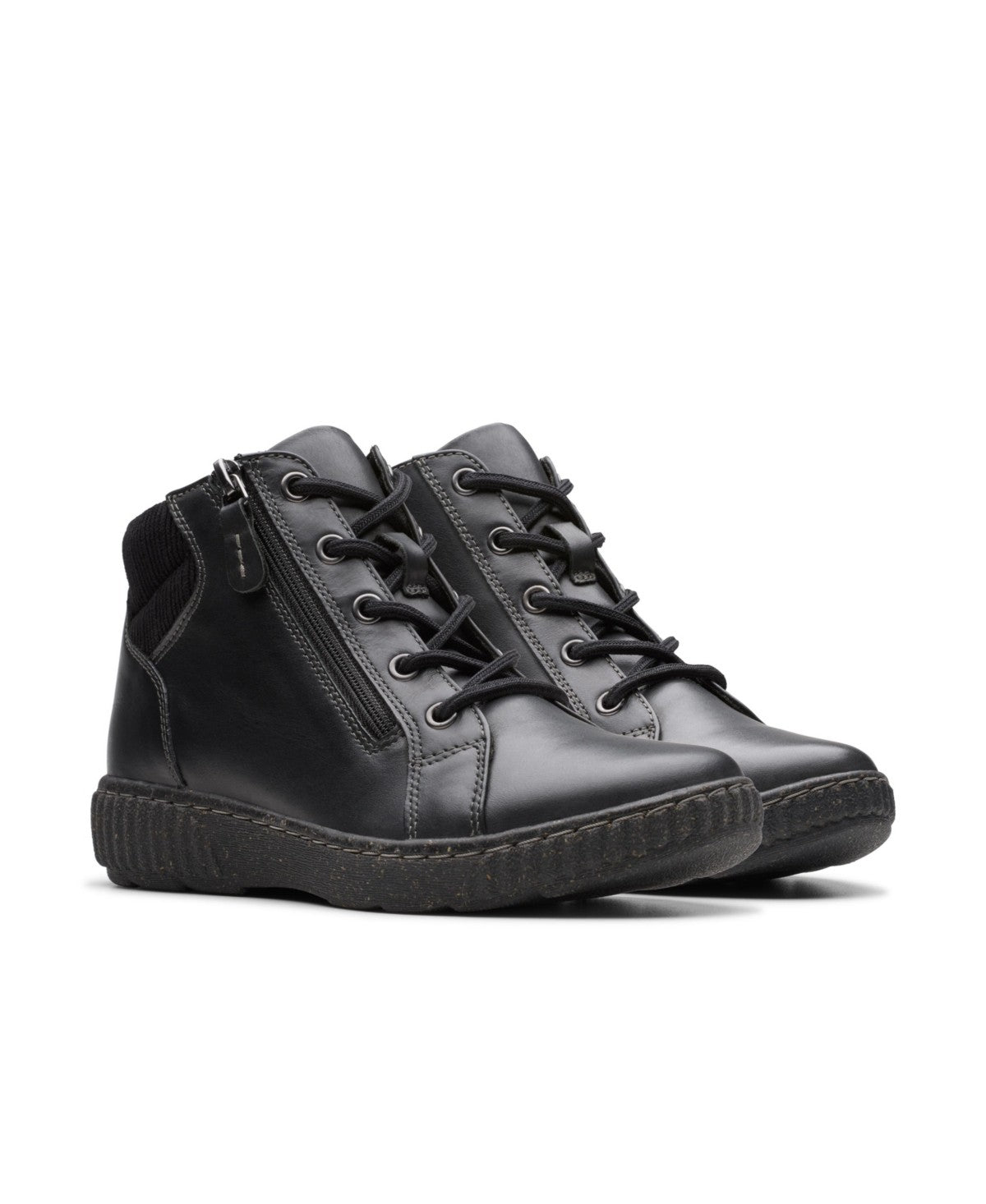 Clarks Womens Caroline Park Flat Heel Chelsea Boots, 11 Medium, Black - Bellso