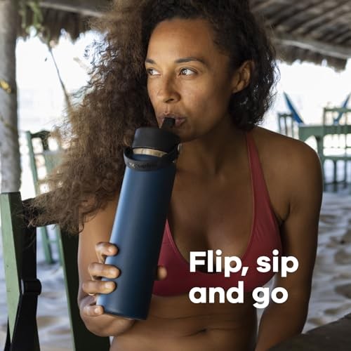 Hydro Flask 32oz Wide Mouth Flex Straw Water Bottle Holiday Punch: BPA-Free, Vacuum-Insulated, Leakproof, Dishwasher-Safe - Bellso