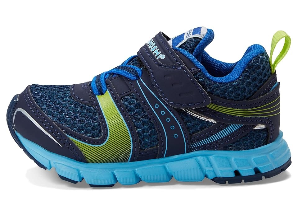Tsukihoshi Kids Velocity (Toddler/Little Kid) Boys Shoes Navy/Sky : 9.5 Toddler M, Manmade/Fabric - Bellso
