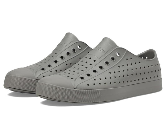 Native Shoes Jefferson Sugarlite in Satellite Grey | Vegan | Odor Resistant | Shock Absorbent | EVA | Size M7-W9 - Bellso