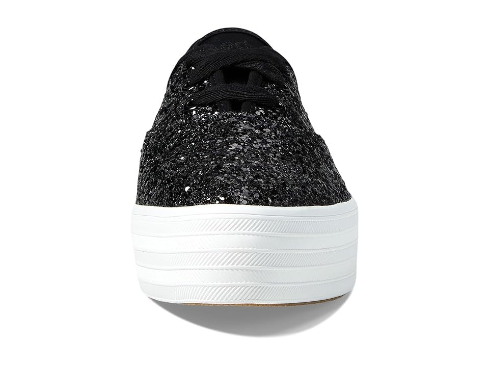 Keds Point Glitter Lace up Platform Sneakers Size 8.5 - Bellso