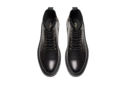 Clarks Clarkridge Hi (Black Leather) Men's Boots 12 M - Bellso