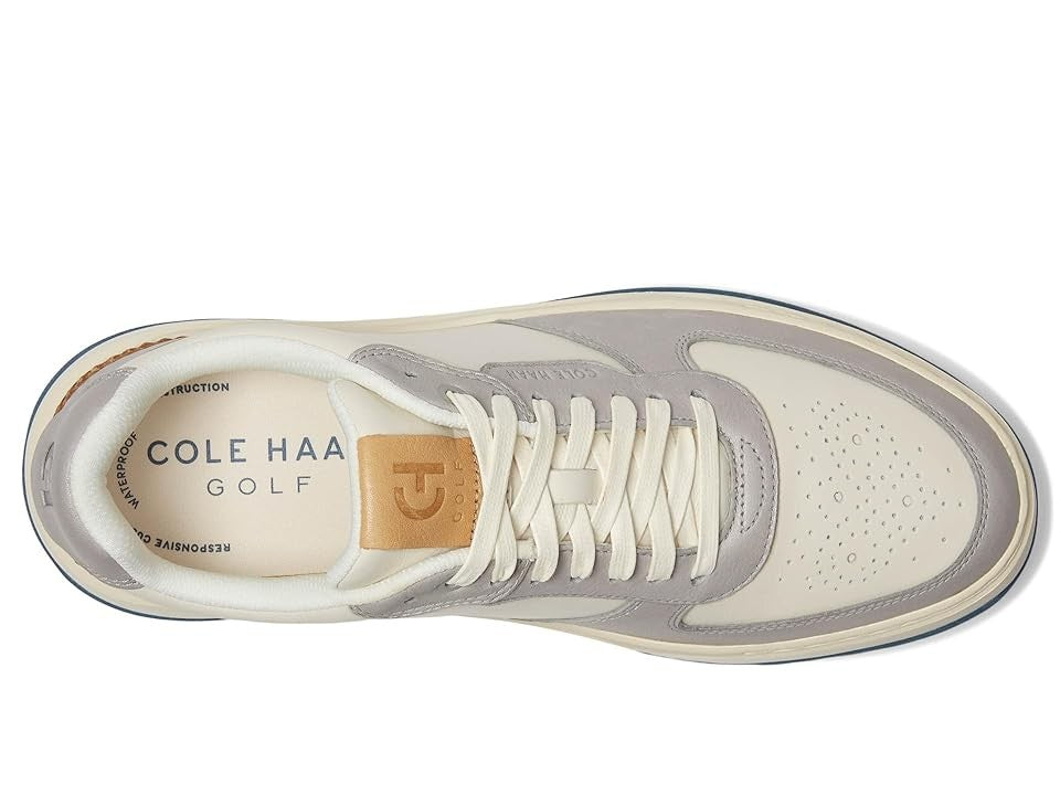 Men's Cole Haan GrandPro Crossover Spikeless Golf Shoes 11.5 Regular Ivory-Drizzle - Bellso