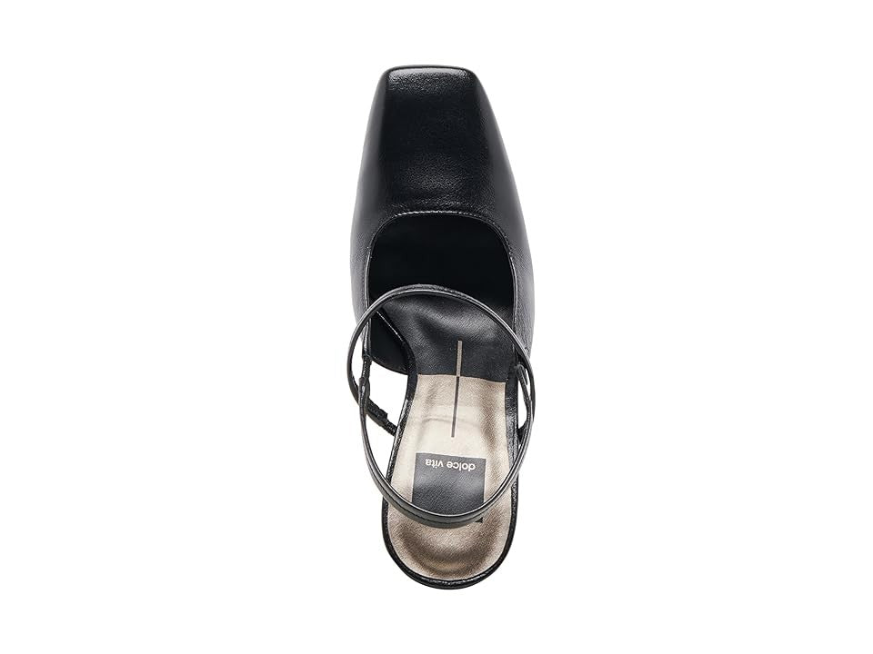 Dolce Vita Soyer High Women's Heels Midnight Crinkle Patent : 8.5 M, Leather/Rubber - Bellso