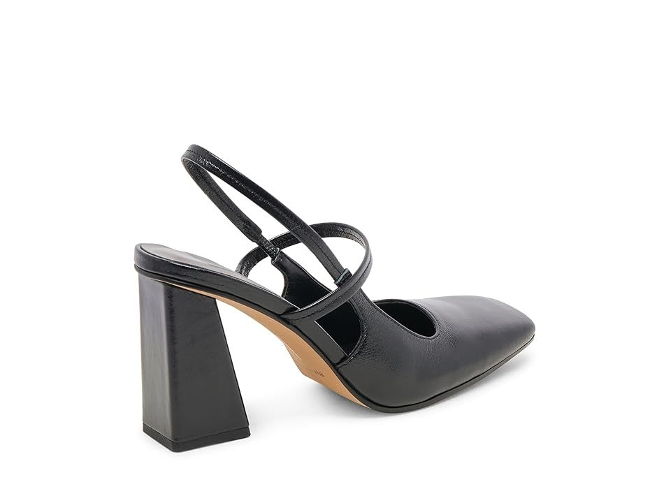Dolce Vita Soyer High Women's Heels Midnight Crinkle Patent : 8.5 M, Leather/Rubber - Bellso