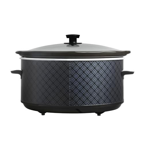 6 Qt. Black Slow Cooker - Bellso