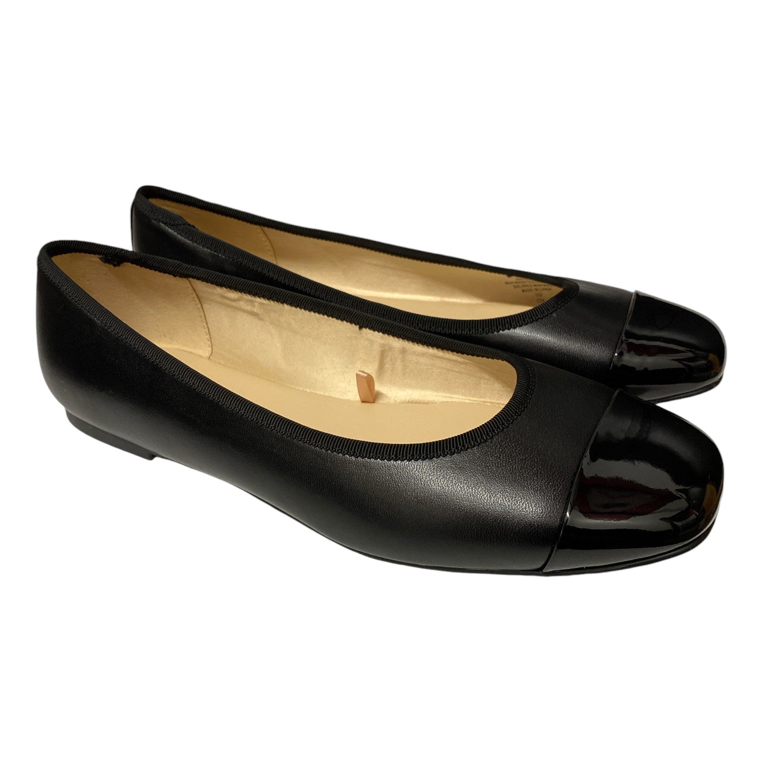 Nine West Teland Women S Captoe Ballet Flat Black 8 - Bellso