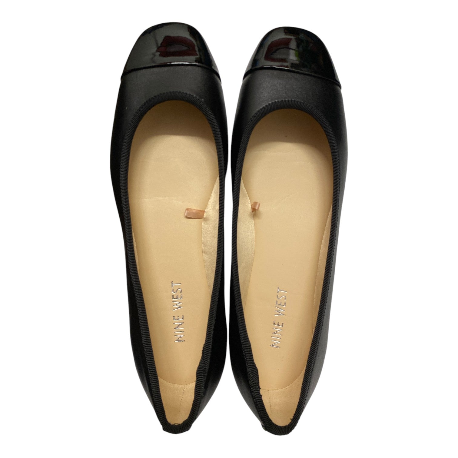 Nine West Teland Women S Captoe Ballet Flat Black 8 - Bellso
