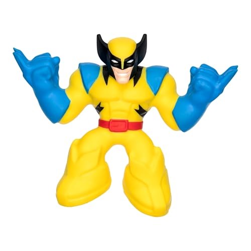 Heroes of Goo Jit Zu Marvel Studios X-Men '97 Wolverine Stretchy Action Figure, with Metallic Rheoscopic X-Gene Filling,Stretch Wolverine up to 3 Time - Bellso