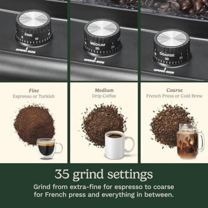Cuisinart Espresso Conical Burr Grinder, Black - Bellso