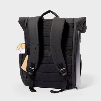 Puffer 16" Backpack Black - Open Story - Bellso
