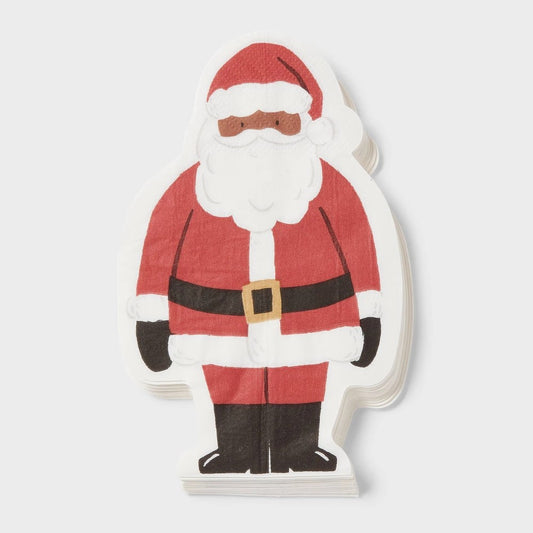 20ct Christmas Santa Shaped Napkins - Spritz™ - Bellso