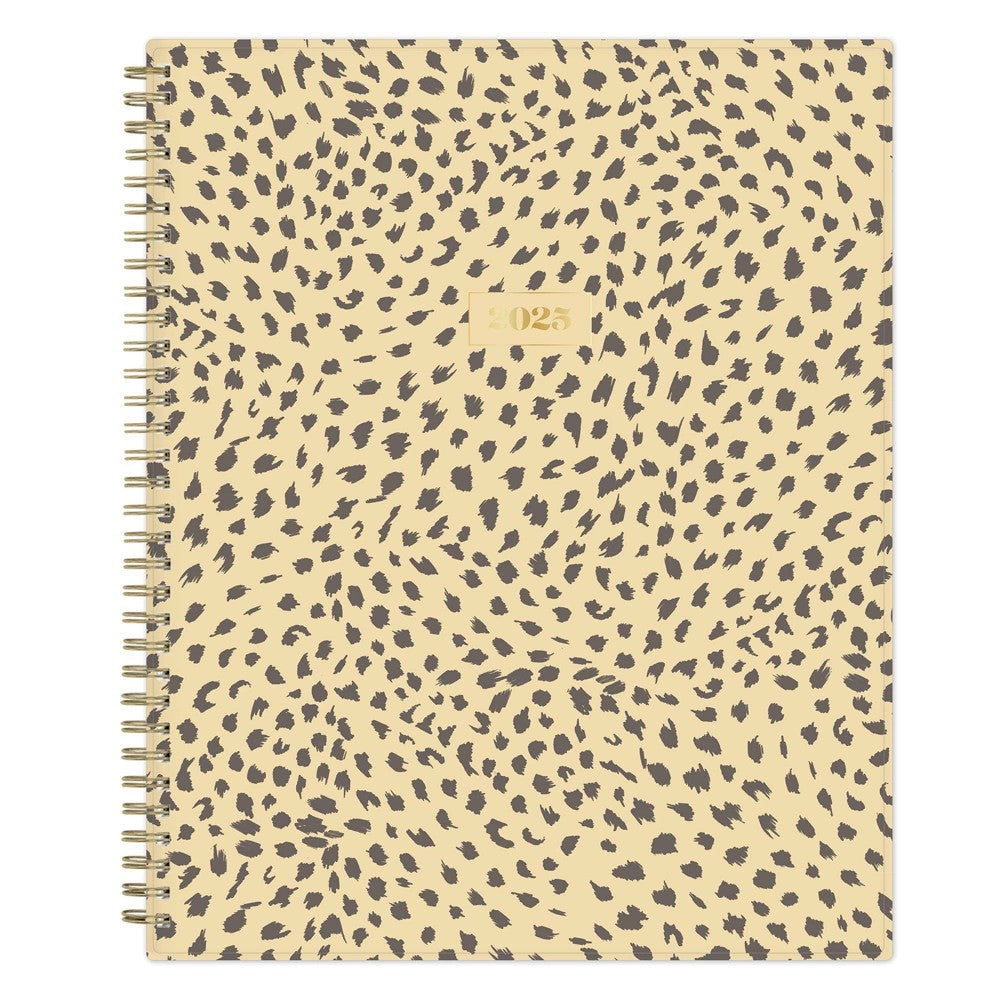 The Everygirl Planner 2025 Weekly/Monthly Planner 11.18"x9.37" Wirebound Pebble Path Tan - Bellso