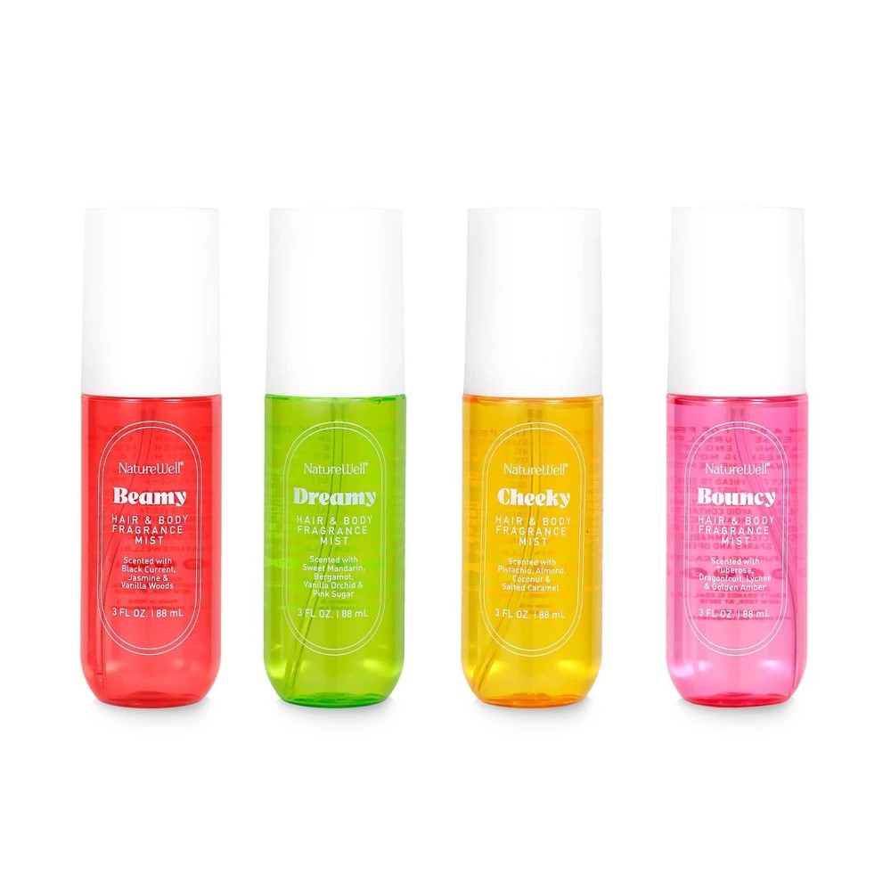 NatureWell Fragrance Mist Pack Giftset - 4pk/3oz - Bellso