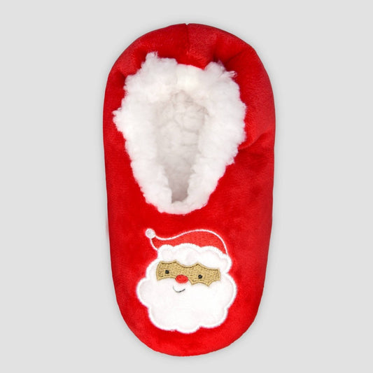 Carter's Just One You® Toddler Santa Slipper Socks - Dark Red 4T-5T - Bellso