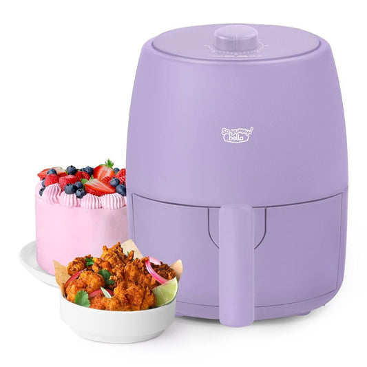 So Yummy by Bella 2qt Air Fryer Lavender: 1200W Electric Fryer, Dishwasher-Safe Parts, 1-Year Warranty, 4lb Capacity[No Box]