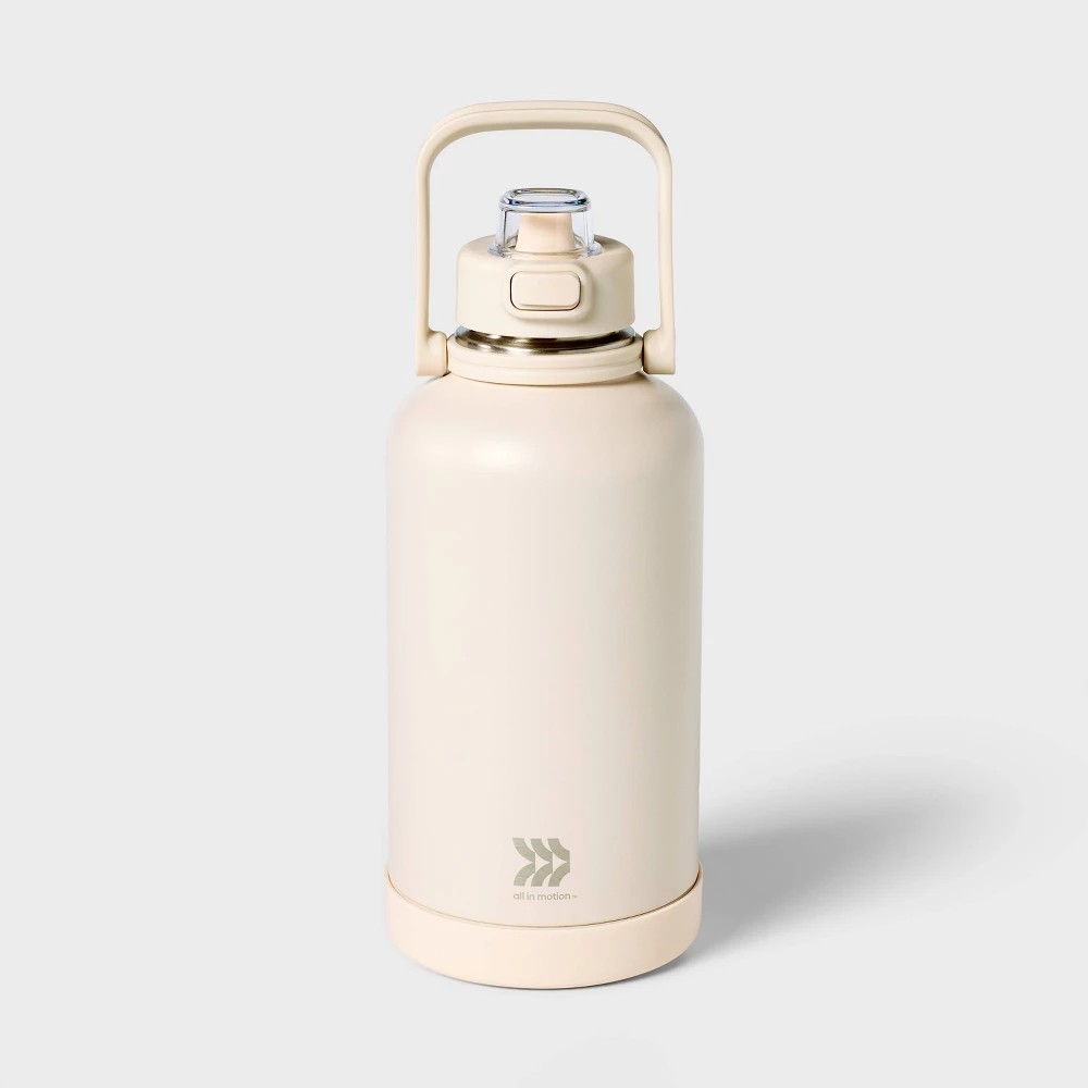 64oz Stainless Steel Vacuum Insulated Water Bottle Chalk - All in Motion - Bellso
