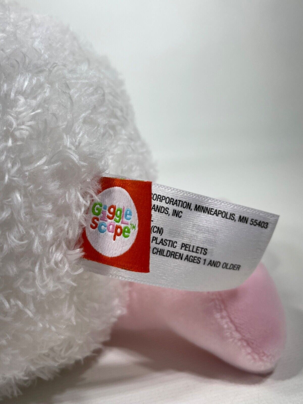 Gigglescape 6" Holiday Snowball with Pink Hat Soft Plush Toy - Bellso
