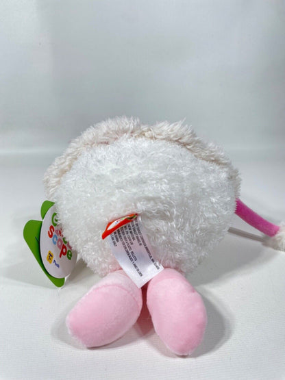 Gigglescape 6" Holiday Snowball with Pink Hat Soft Plush Toy - Bellso