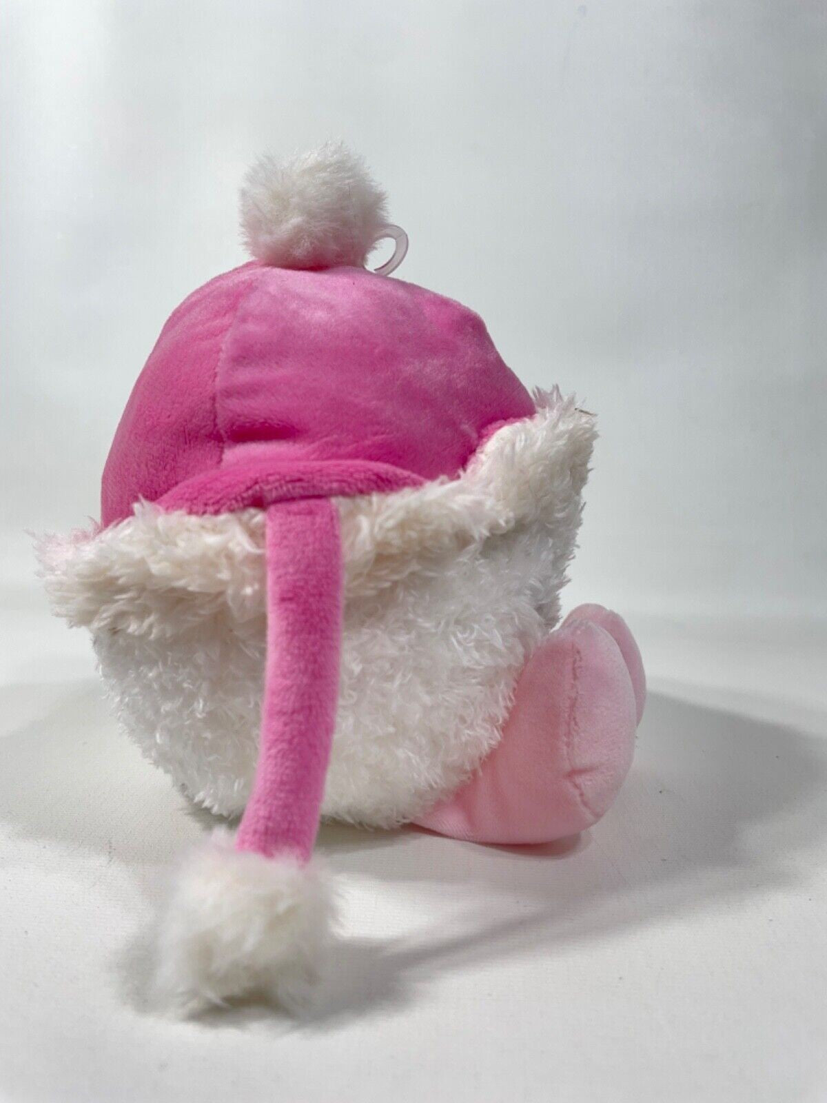 Gigglescape 6" Holiday Snowball with Pink Hat Soft Plush Toy - Bellso