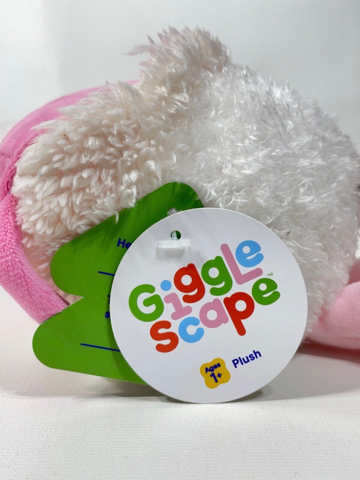 Gigglescape 6" Holiday Snowball with Pink Hat Soft Plush Toy - Bellso