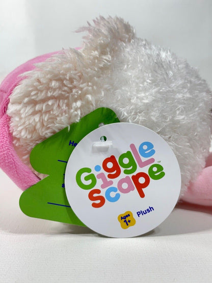 Gigglescape 6" Holiday Snowball with Pink Hat Soft Plush Toy - Bellso