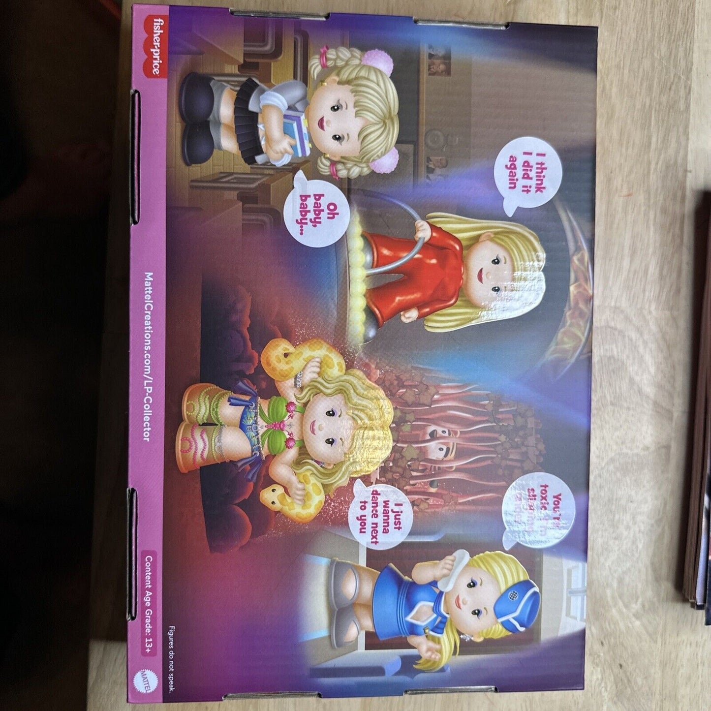 Fisher-Price Little People Collector Britney Spears Figures - 4pk