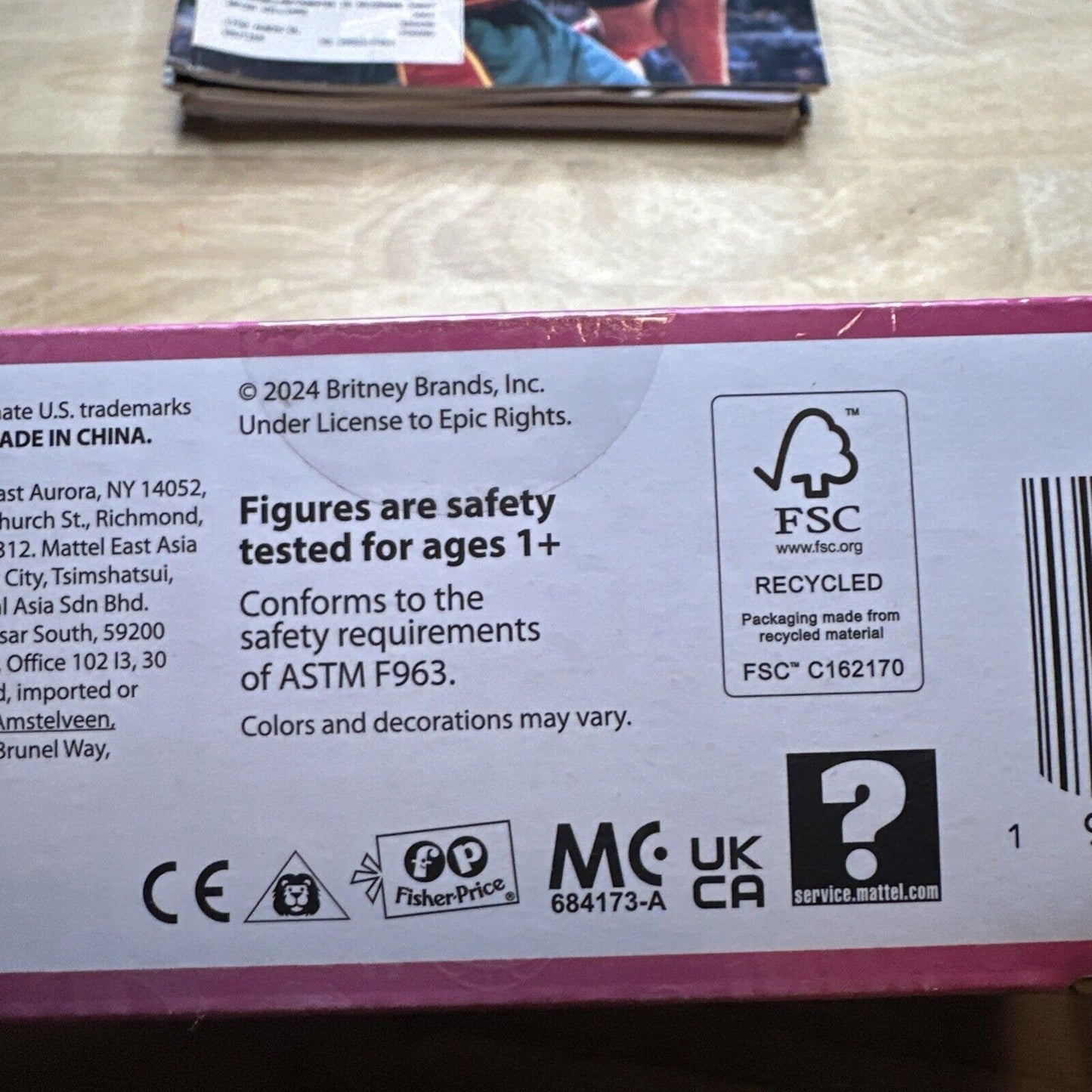 Fisher-Price Little People Collector Britney Spears Figures - 4pk