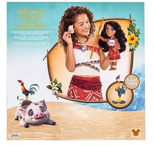 Disney Moana 2 Ultimate Doll & Dress-up Set with Accessories  Outfit  and Pua Companion - Bellso