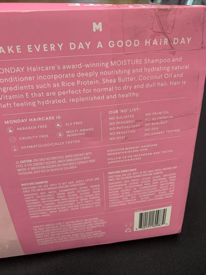 Monday Moisture Shampoo, Conditioner & Dry Shampoo Set Keratin Gardenia - Bellso