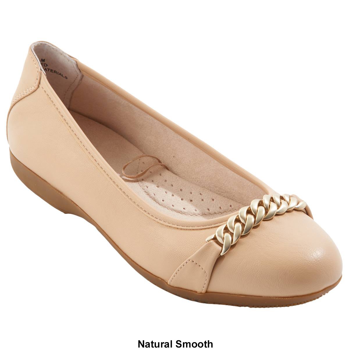 Cliffs by White Mountain Women's Charmed Ballet Flats - Red Fabric - Bellso