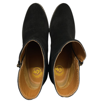 White Mountain Women's Side Zip Suede Leather Ankle Boot Size 10 - Bellso