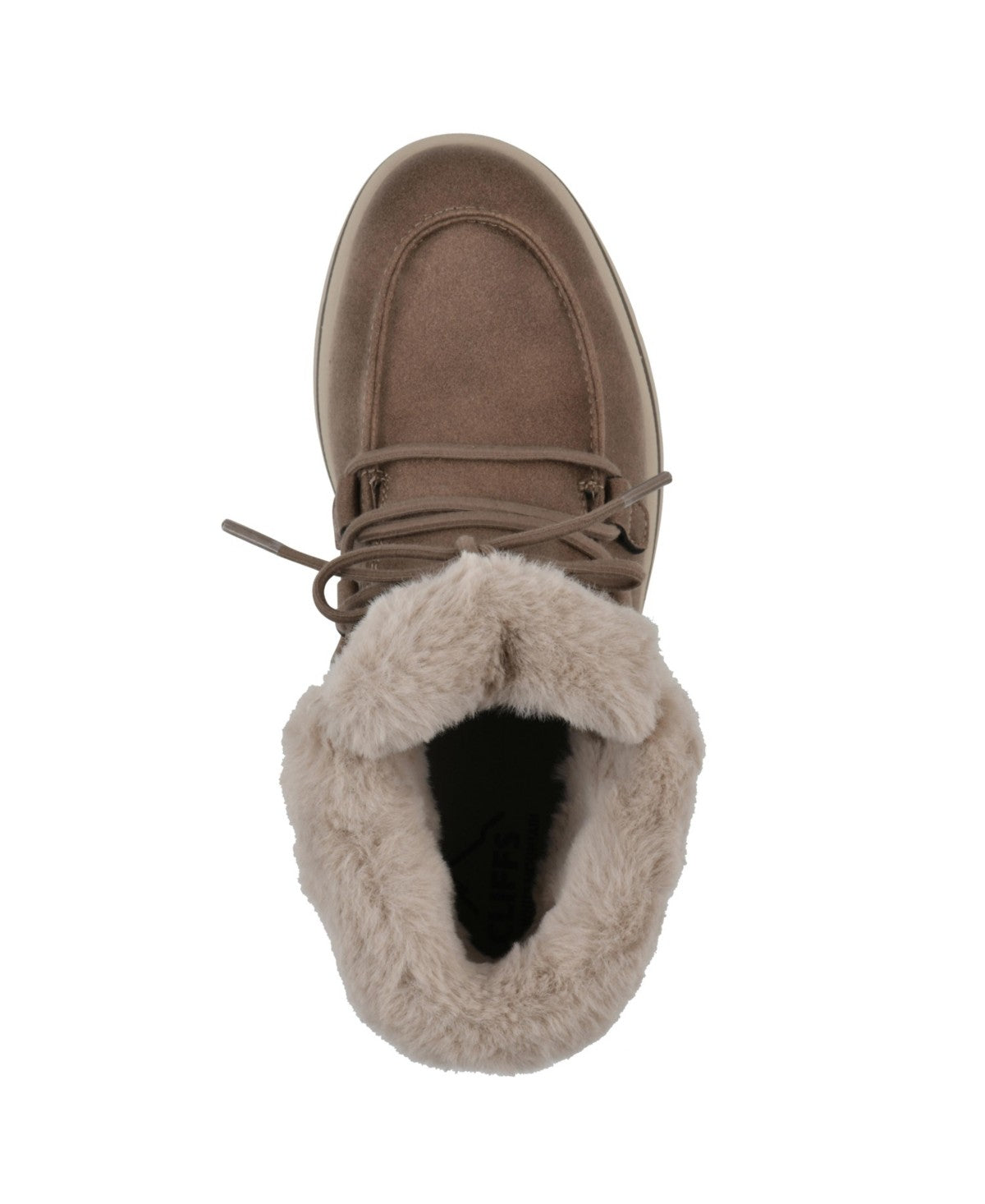 Cliffs by White Mountain Women's Harisson Wide Ankle Boots (Stone Fabric) - Size 9.5 W - Bellso