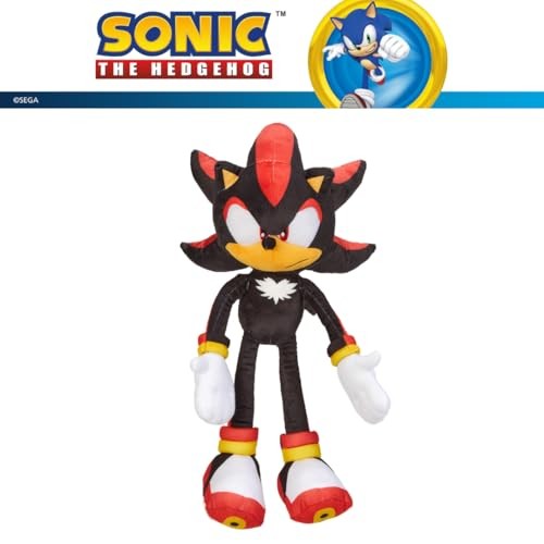 Franco Sonic Shadow the Hedgehog Anime Kids Bedding Super Soft Plush Cuddle Pillow Buddy, One Size, (Officially Licensed Product) - Bellso
