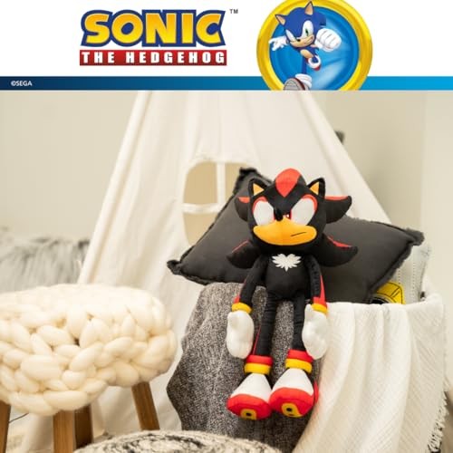 Franco Sonic Shadow the Hedgehog Anime Kids Bedding Super Soft Plush Cuddle Pillow Buddy, One Size, (Officially Licensed Product) - Bellso
