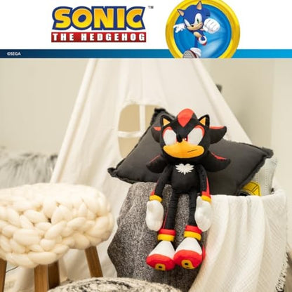 Franco Sonic Shadow the Hedgehog Anime Kids Bedding Super Soft Plush Cuddle Pillow Buddy, One Size, (Officially Licensed Product) - Bellso