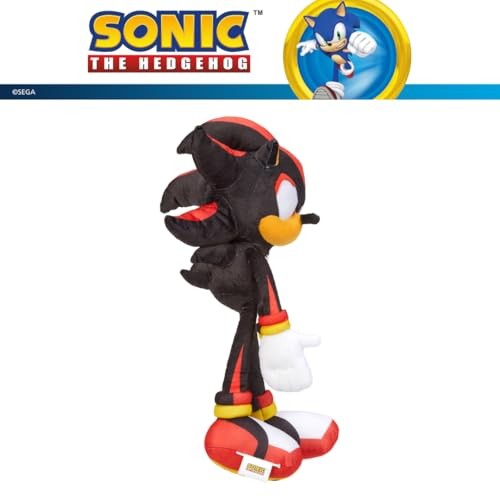 Franco Sonic Shadow the Hedgehog Anime Kids Bedding Super Soft Plush Cuddle Pillow Buddy, One Size, (Officially Licensed Product) - Bellso