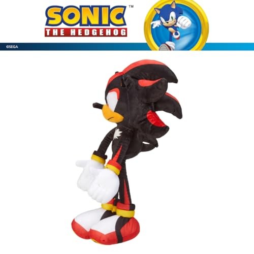 Franco Sonic Shadow the Hedgehog Anime Kids Bedding Super Soft Plush Cuddle Pillow Buddy, One Size, (Officially Licensed Product) - Bellso