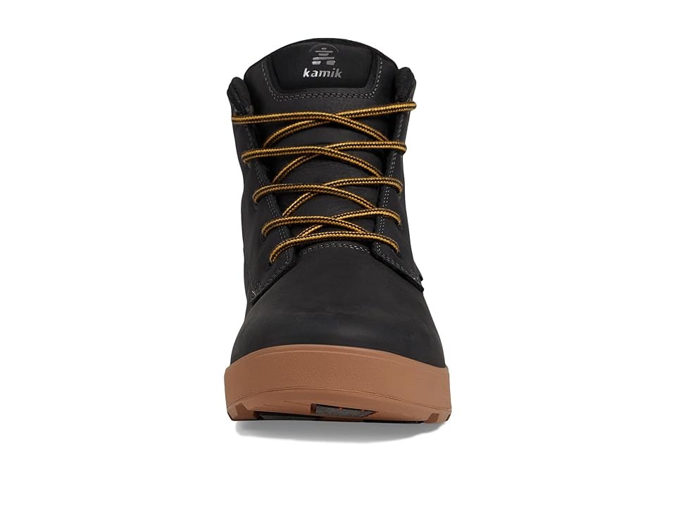 Kamik Spencer Mid Men's Shoes Black/Gum : 10.5 D - Medium, Leather