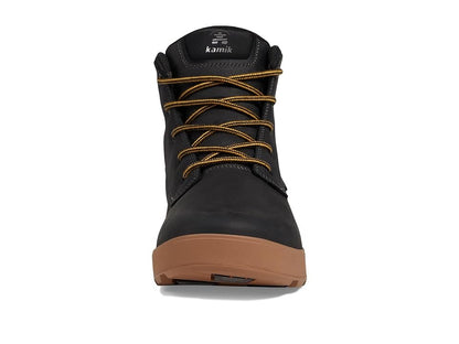 Kamik Spencer Mid Men's Shoes Black/Gum : 10.5 D - Medium, Leather