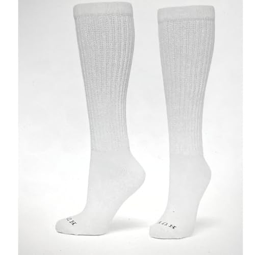 HUE Women's Slouch Sock, 4 Pack (White) - Bellso