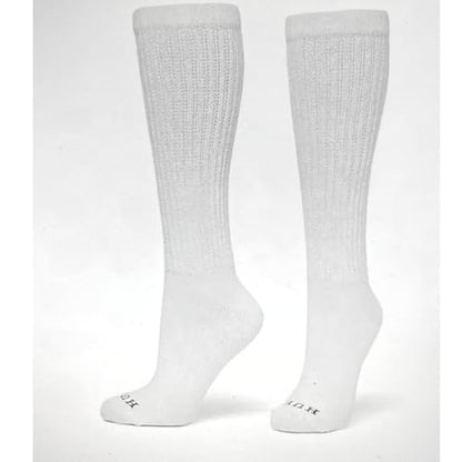 HUE Women's Slouch Sock, 4 Pack (White) - Bellso
