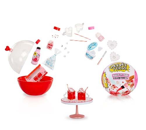 MGA's Miniverse Make It Mini Valentine's Mini Collectibles, Mystery Blind Packaging, Valentine's Day, Seasonal, Sweetheart, DIY, Crafts, Resin Play, R - Bellso