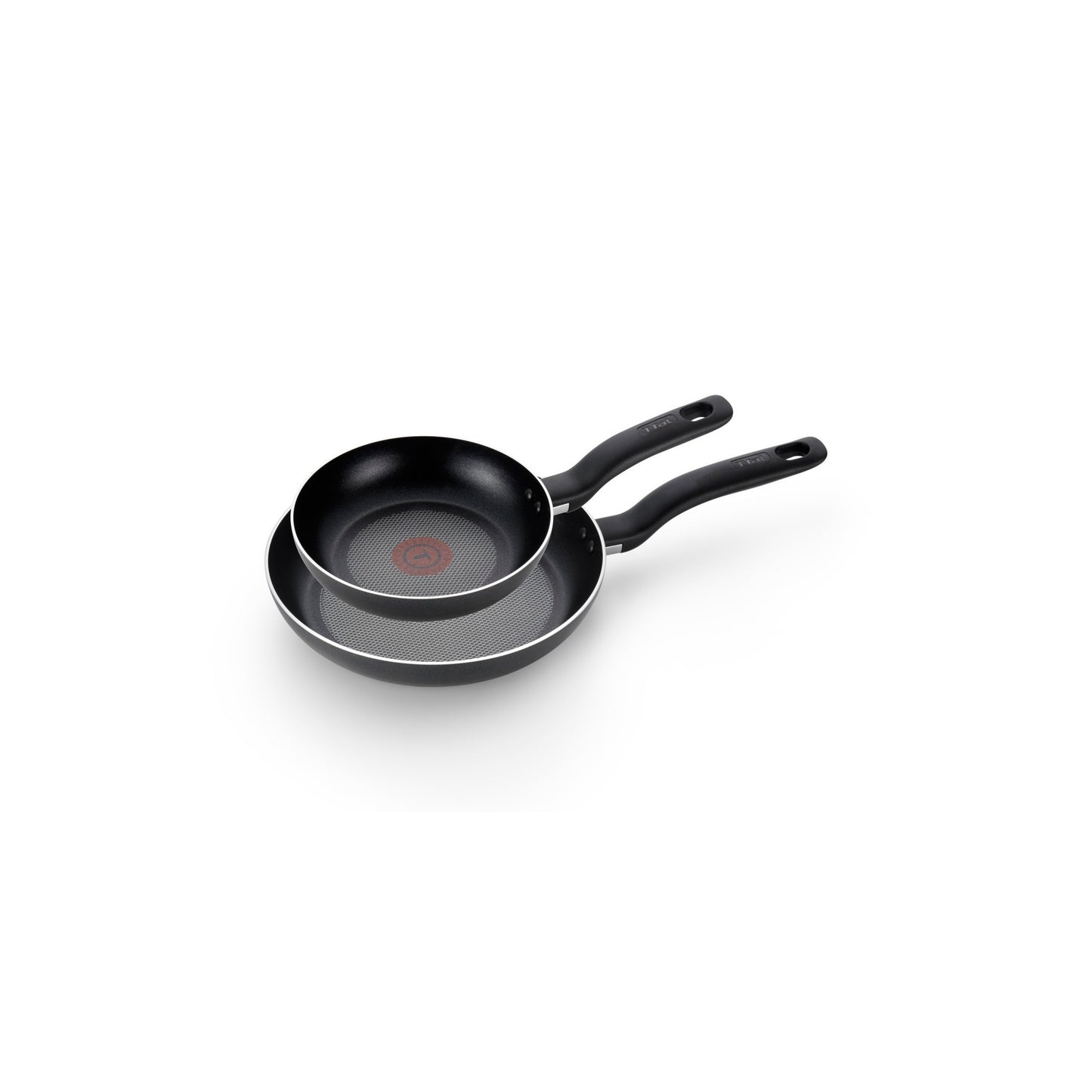T-fal 2pc Frying Pan Set, Simply Cook Nonstick Cookware Black