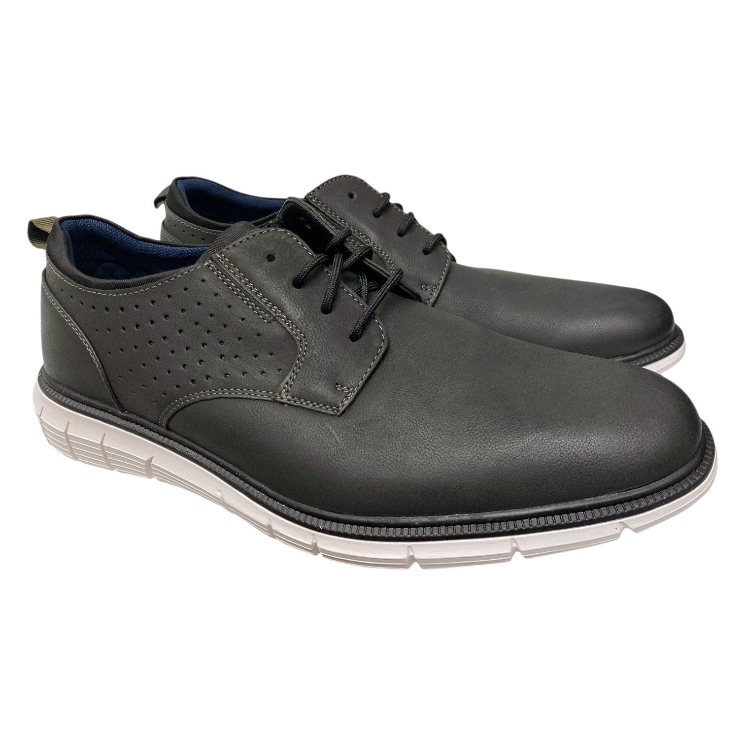 Dockers Men's Fontera 24 Lace up Casual Dress Shoe with Padded Tongue & Heel Cup Size 12 - Bellso