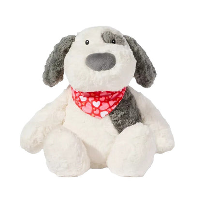 Gigglescape 16" Dog with Heart Bandana Plush 16" Stuffed Animal - Bellso