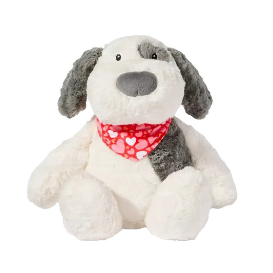 Gigglescape 16" Dog with Heart Bandana Plush 16" Stuffed Animal - Bellso