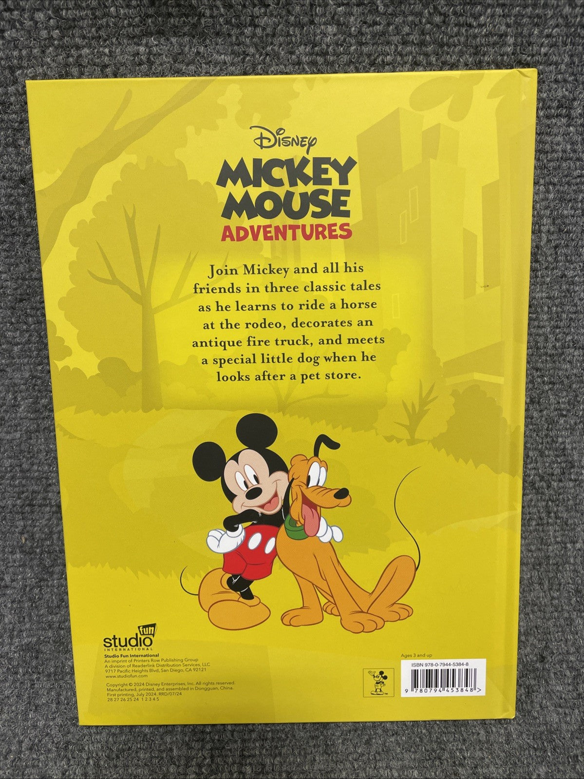 Disney Mickey Mouse Adventures - (Disney Die-Cut Classics) by Editors of Studio Fun International (Hardcover) - Bellso